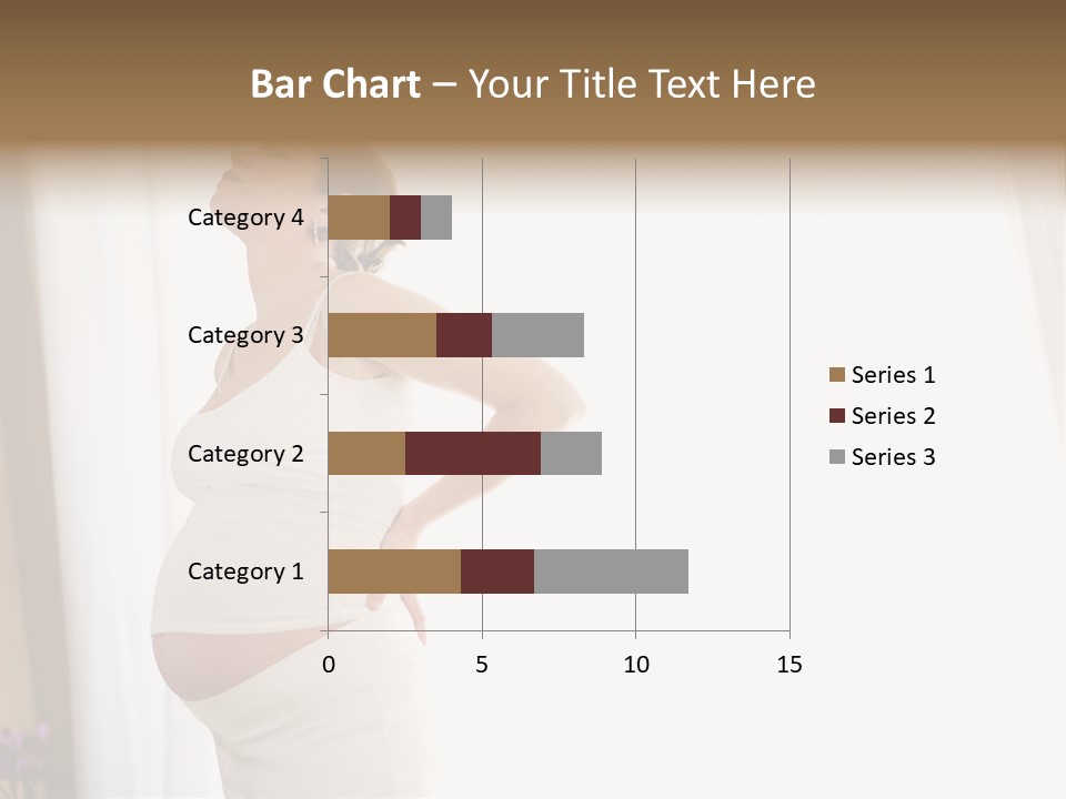 Woman Brunette Hands PowerPoint Template