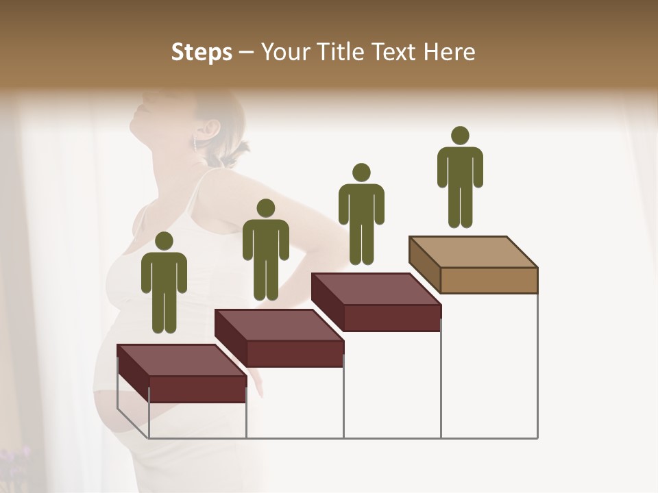 Woman Brunette Hands PowerPoint Template