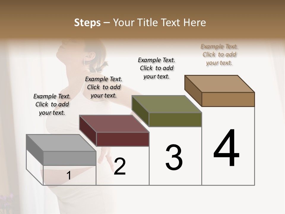 Woman Brunette Hands PowerPoint Template