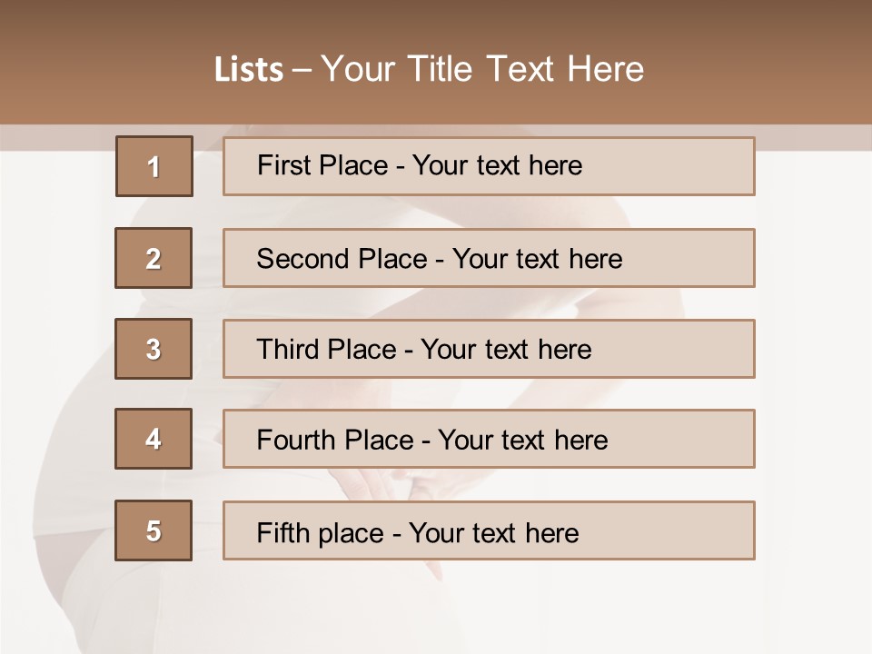 Back Disease Standing PowerPoint Template
