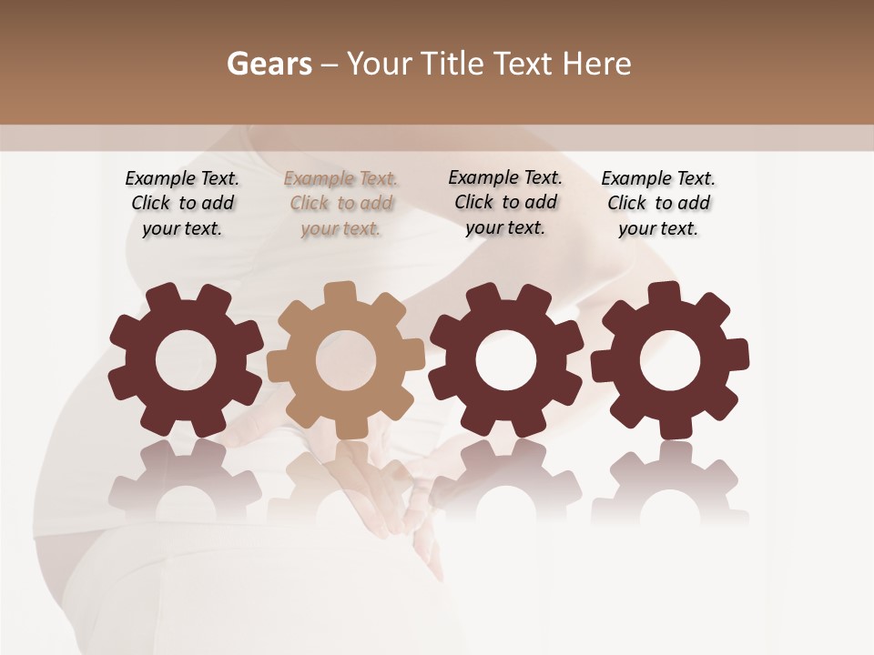 Back Disease Standing PowerPoint Template