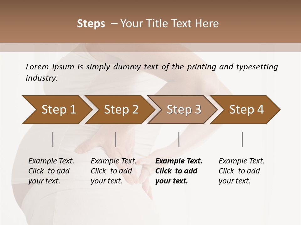 Back Disease Standing PowerPoint Template