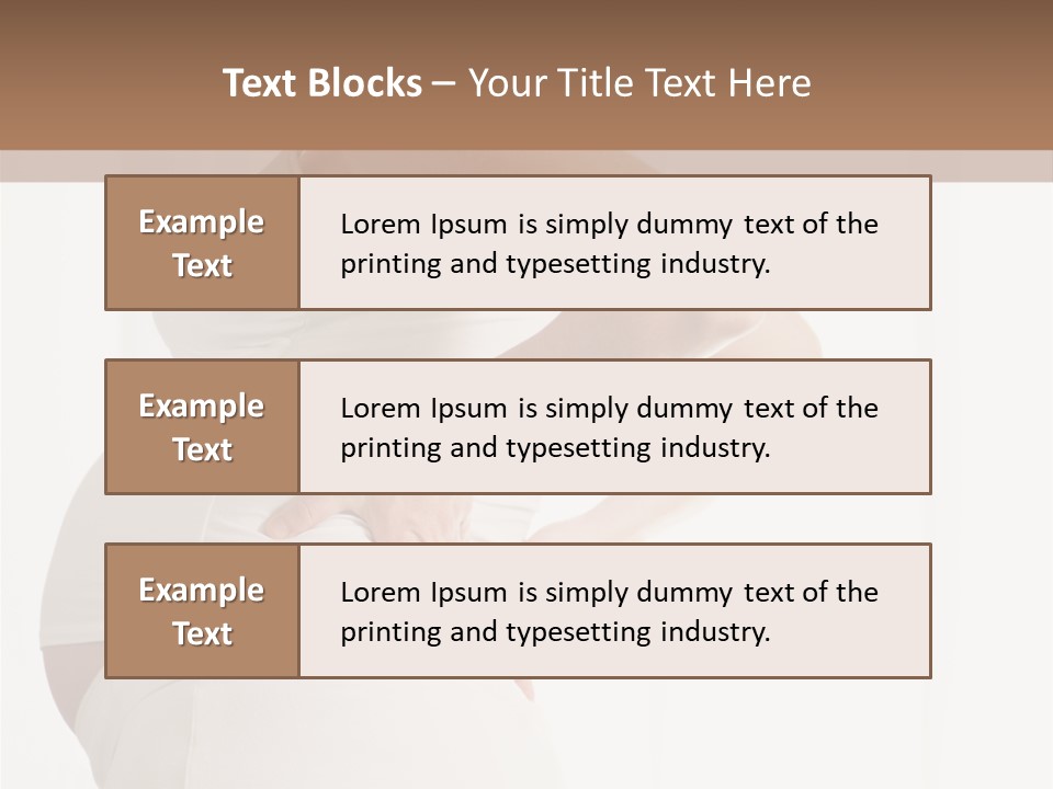 Back Disease Standing PowerPoint Template