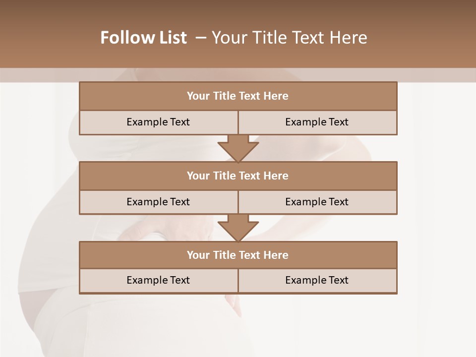 Back Disease Standing PowerPoint Template