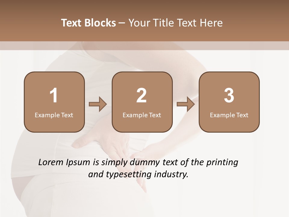 Back Disease Standing PowerPoint Template