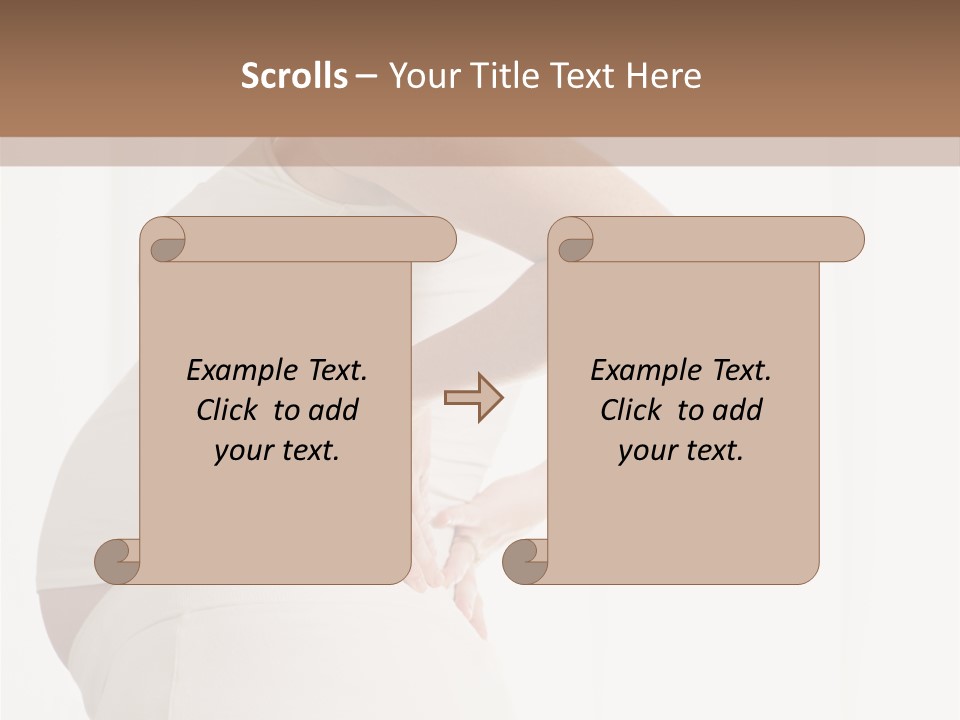 Back Disease Standing PowerPoint Template