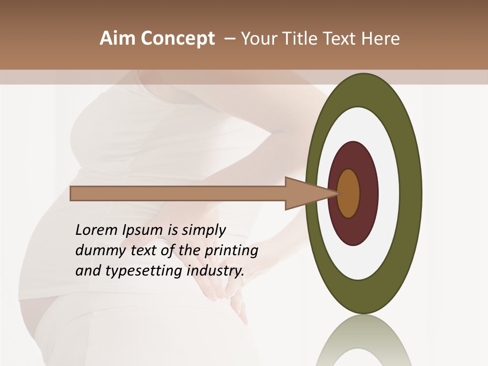 Back Disease Standing PowerPoint Template