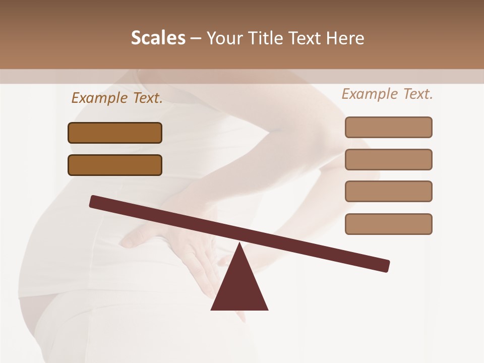 Back Disease Standing PowerPoint Template