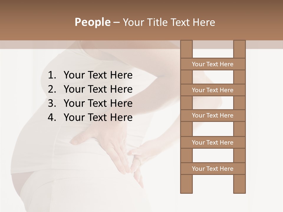 Back Disease Standing PowerPoint Template