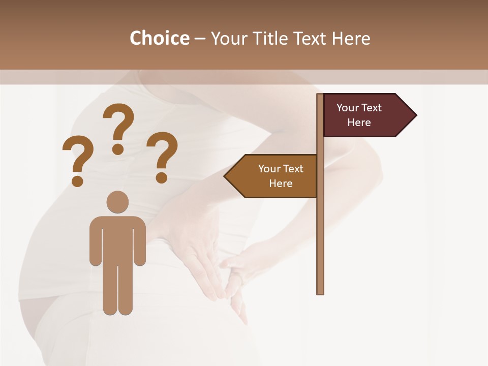 Back Disease Standing PowerPoint Template