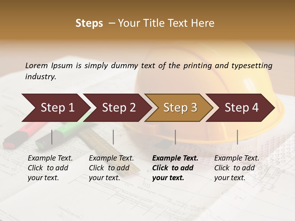Felttip Measure Schematic PowerPoint Template