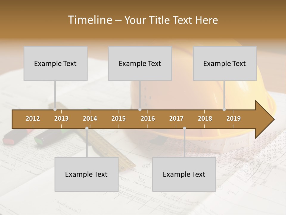 Felttip Measure Schematic PowerPoint Template