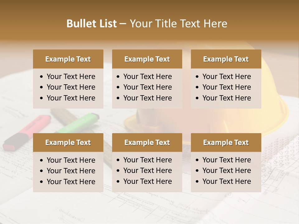 Felttip Measure Schematic PowerPoint Template