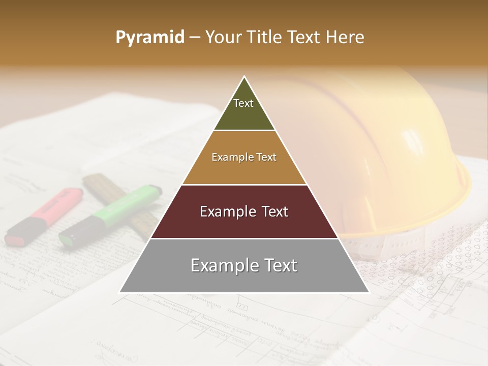 Felttip Measure Schematic PowerPoint Template
