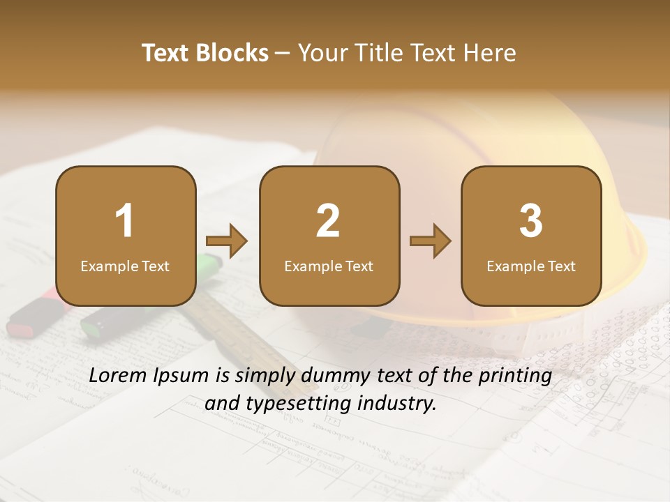 Felttip Measure Schematic PowerPoint Template