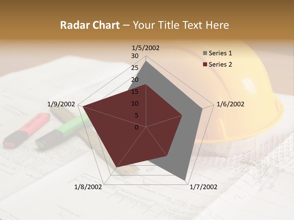 Felttip Measure Schematic PowerPoint Template