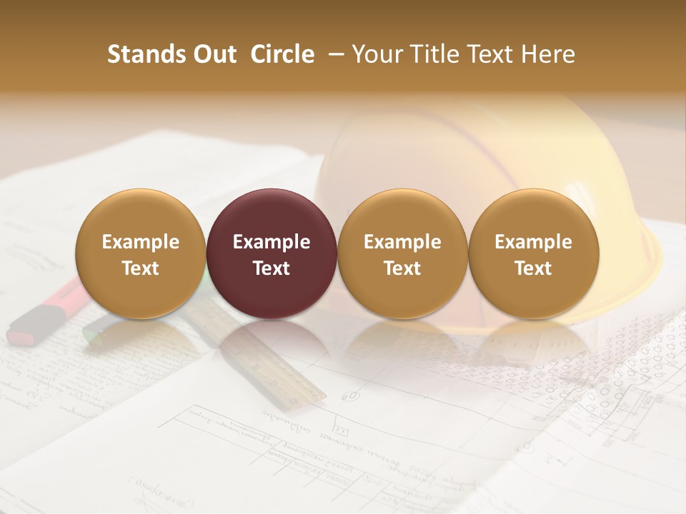 Felttip Measure Schematic PowerPoint Template
