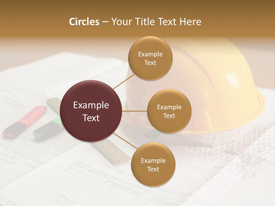 Felttip Measure Schematic PowerPoint Template