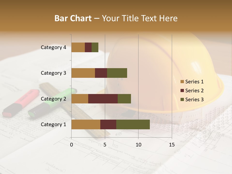 Felttip Measure Schematic PowerPoint Template