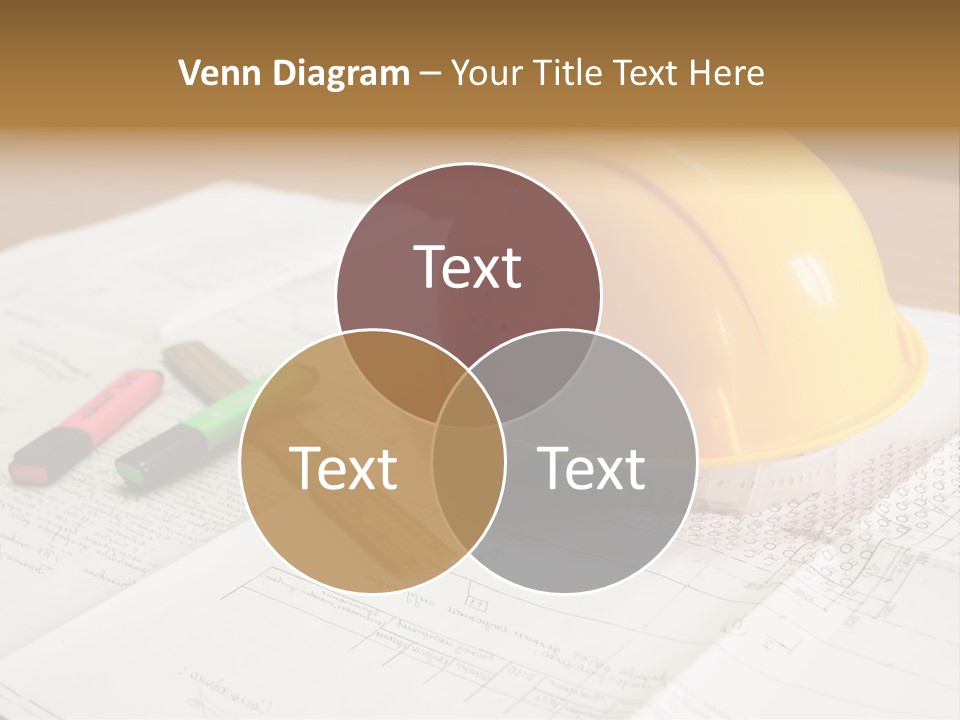 Felttip Measure Schematic PowerPoint Template