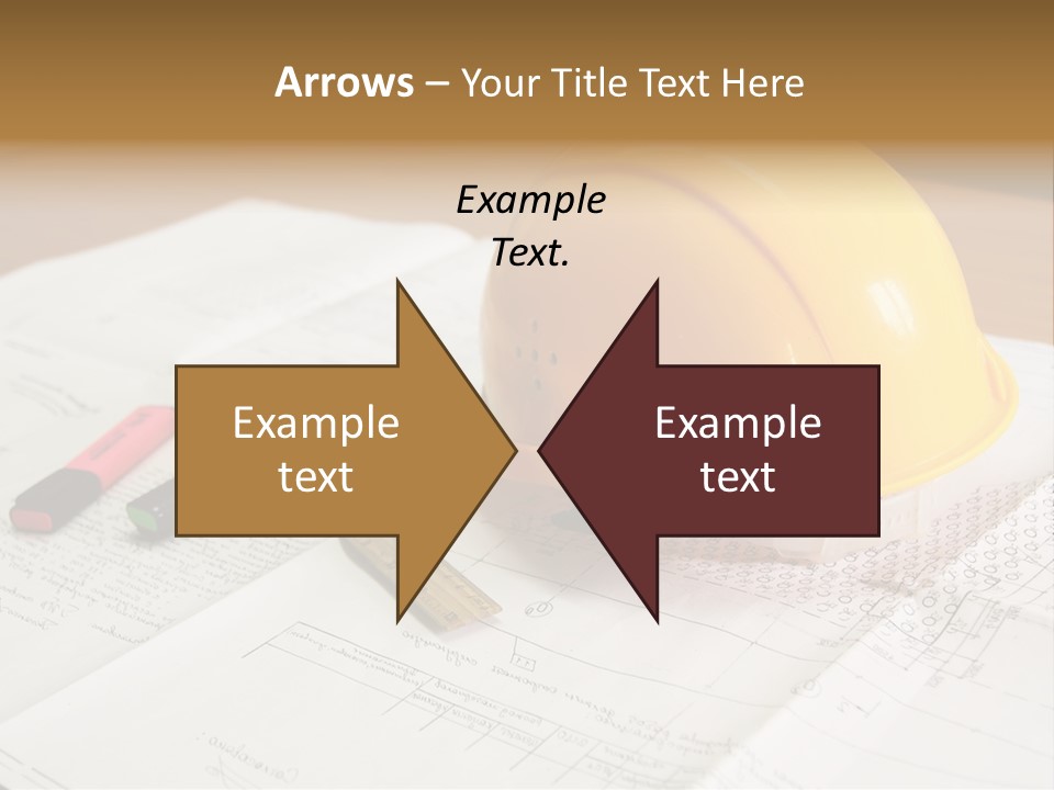 Felttip Measure Schematic PowerPoint Template