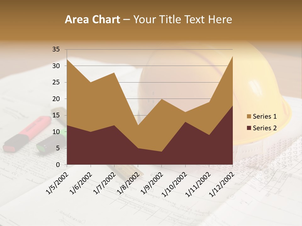 Felttip Measure Schematic PowerPoint Template