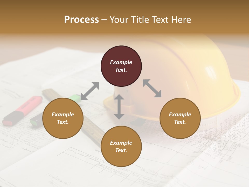 Felttip Measure Schematic PowerPoint Template