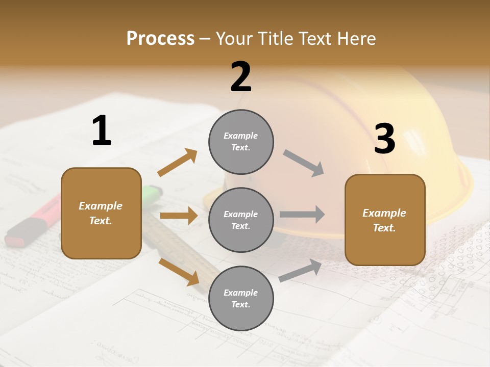 Felttip Measure Schematic PowerPoint Template
