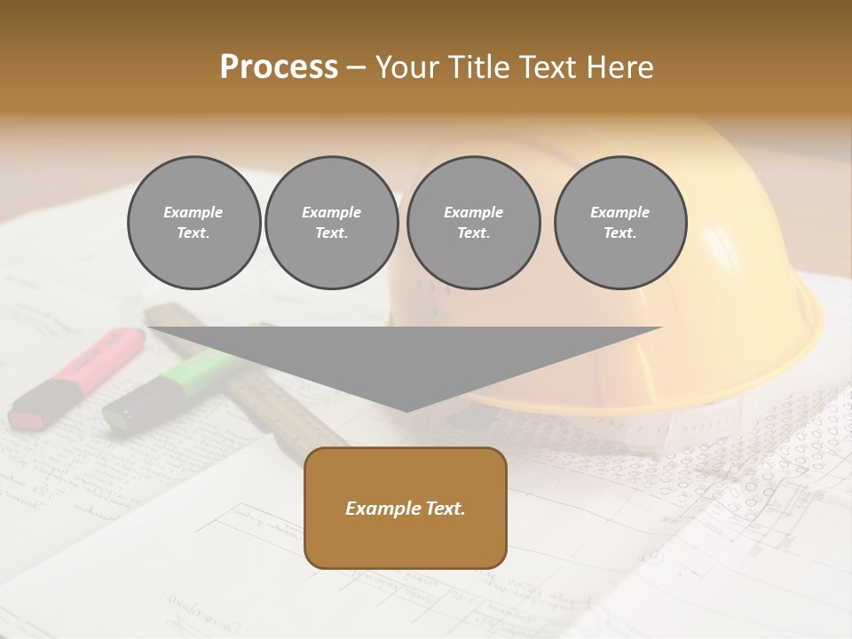 Felttip Measure Schematic PowerPoint Template