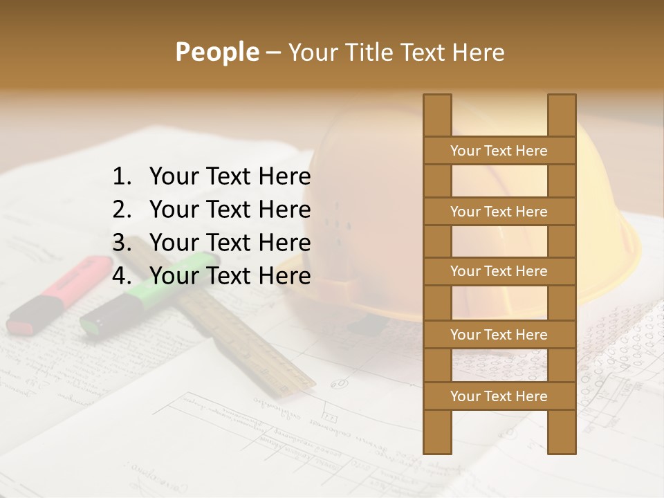 Felttip Measure Schematic PowerPoint Template