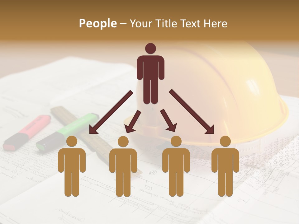 Felttip Measure Schematic PowerPoint Template