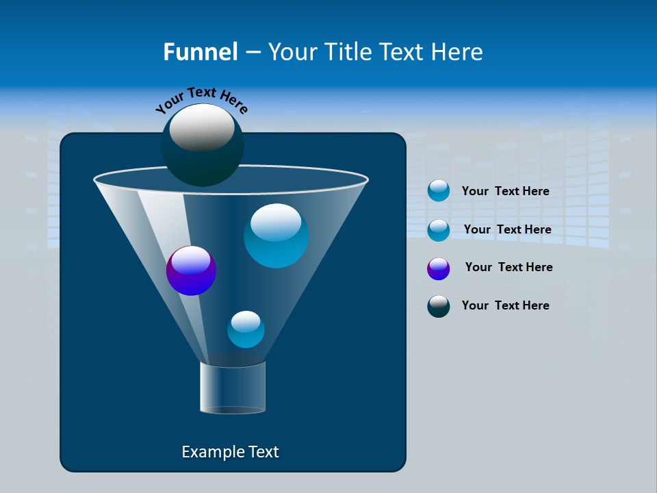 Volume Background Diagram PowerPoint Template