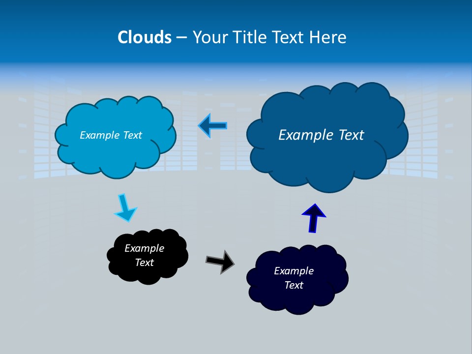 Volume Background Diagram PowerPoint Template