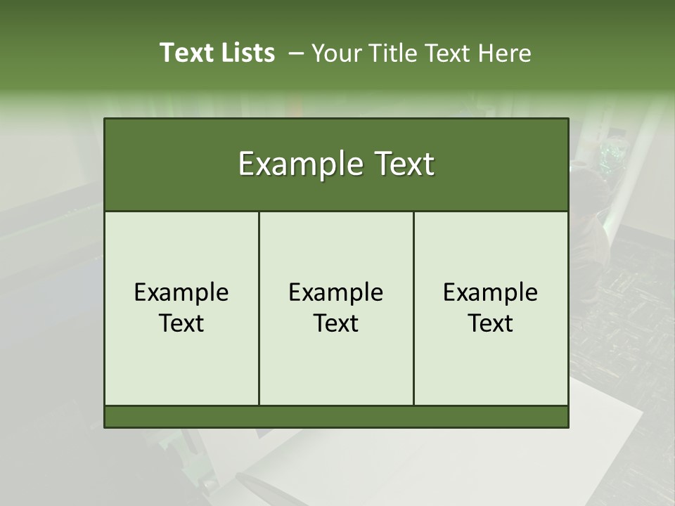 Equipment Workplace Work PowerPoint Template