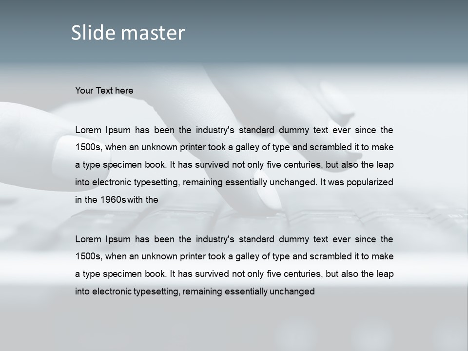 Key Arm Equipment PowerPoint Template