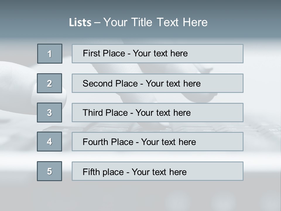 Key Arm Equipment PowerPoint Template