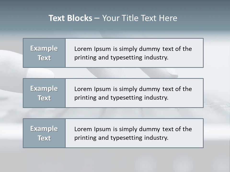 Key Arm Equipment PowerPoint Template