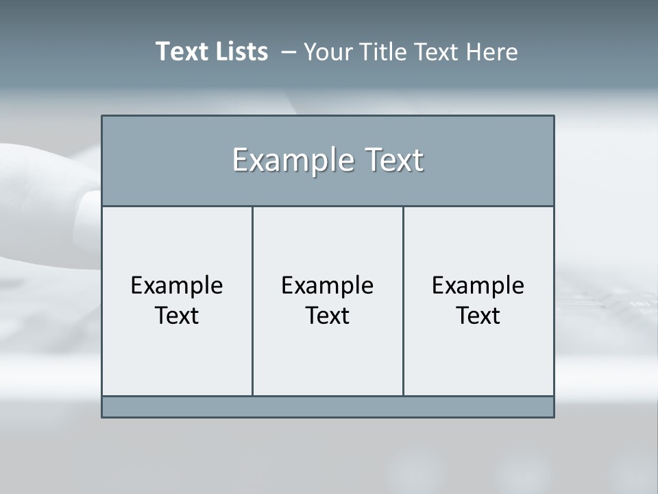Key Arm Equipment PowerPoint Template