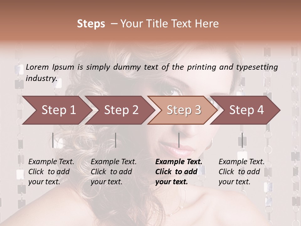 Elegance Dress Fashion PowerPoint Template