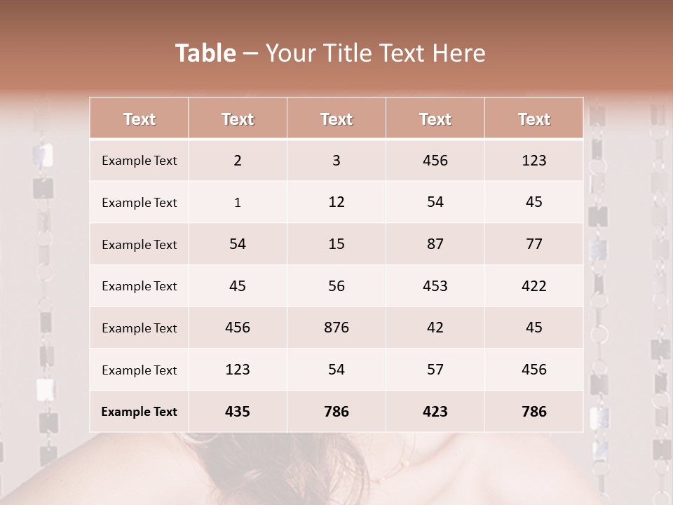 Elegance Dress Fashion PowerPoint Template