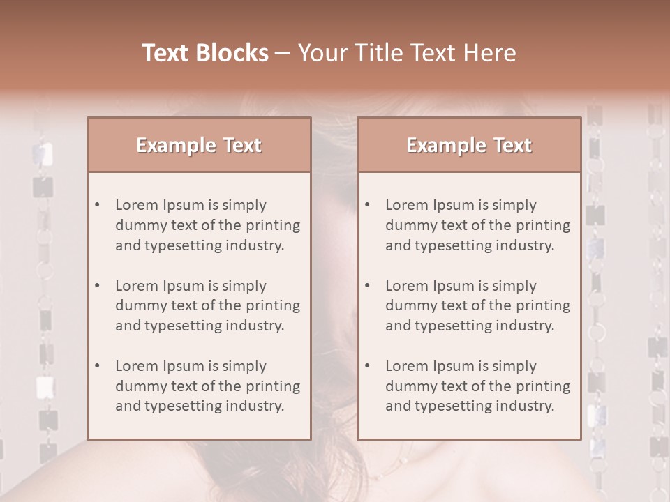 Elegance Dress Fashion PowerPoint Template