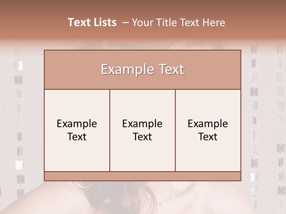 Elegance Dress Fashion PowerPoint Template