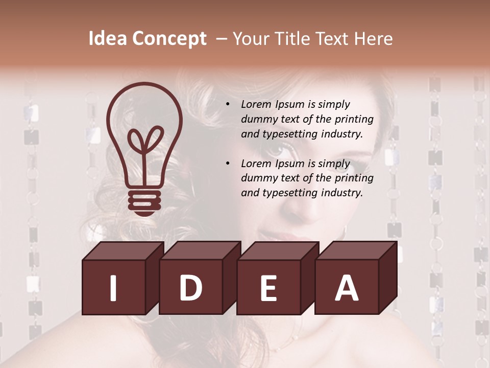 Elegance Dress Fashion PowerPoint Template