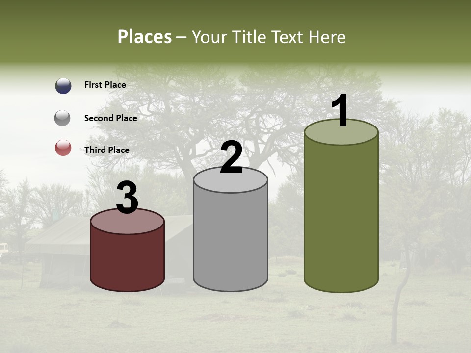 Trees Adventure Arid Climate PowerPoint Template