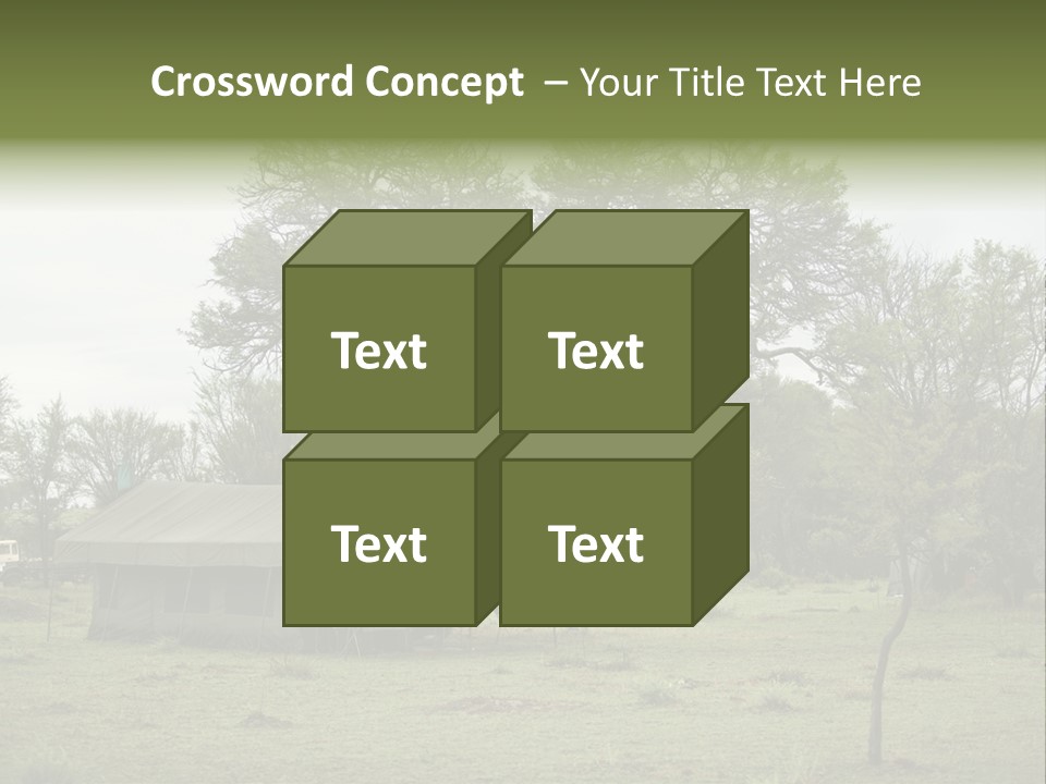 Trees Adventure Arid Climate PowerPoint Template