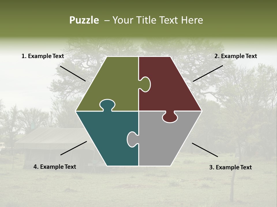 Trees Adventure Arid Climate PowerPoint Template