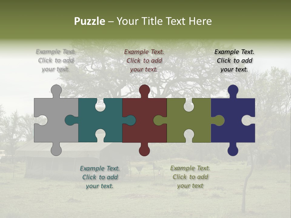 Trees Adventure Arid Climate PowerPoint Template