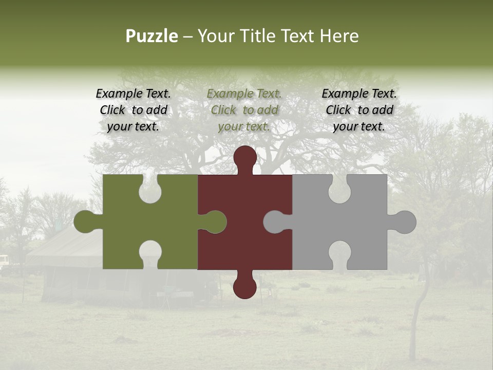 Trees Adventure Arid Climate PowerPoint Template