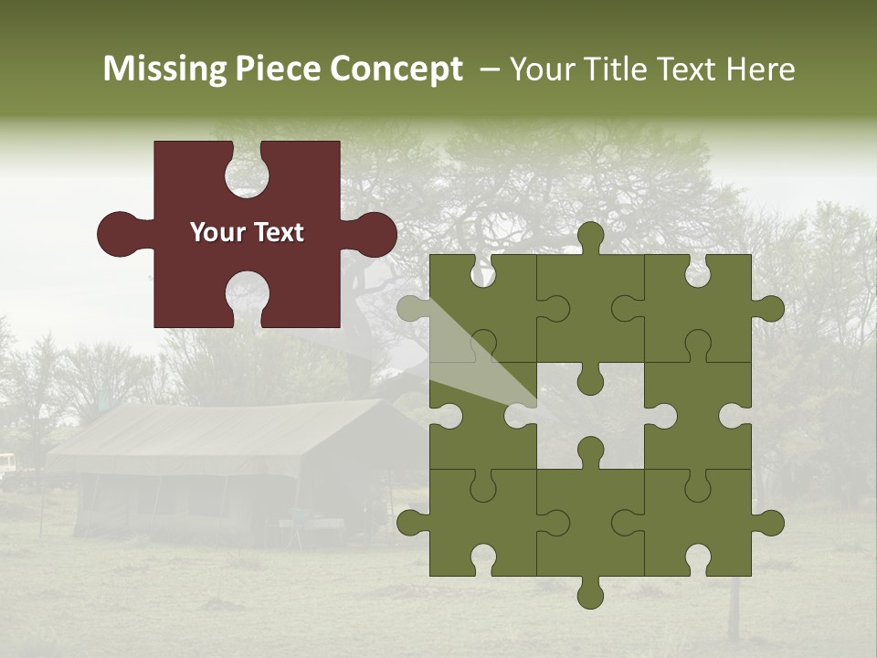 Trees Adventure Arid Climate PowerPoint Template