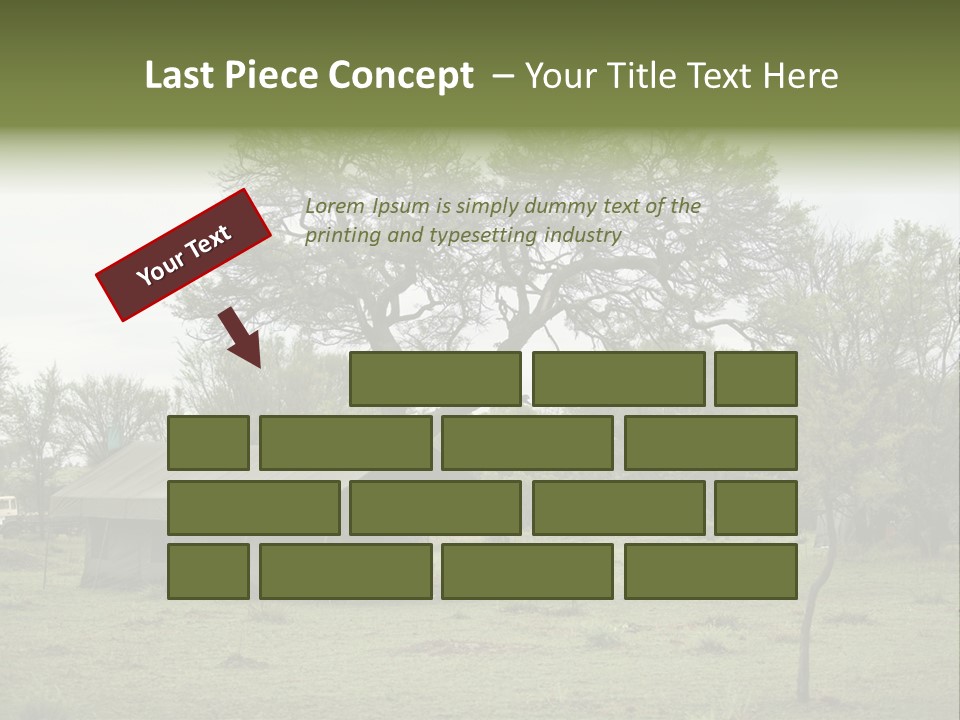 Trees Adventure Arid Climate PowerPoint Template